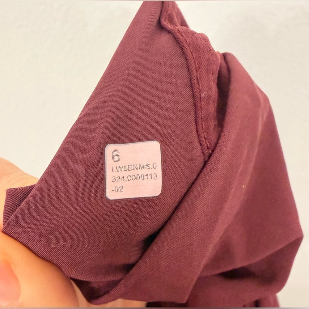 Lululemon Dance Studio Mid Rise Jogger Full Length Garnet Size 6 - Picture 6 of 8
